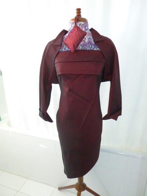 Image 2 of Size 8/10 Evening Dress and Shrug Jacket with Purse