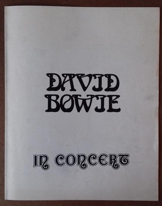 Image 2 of 1976 David Bowie Unofficial UK Tour Programme.