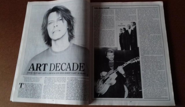 Image 2 of David Bowie. Record Collector Magazine, November 1999.