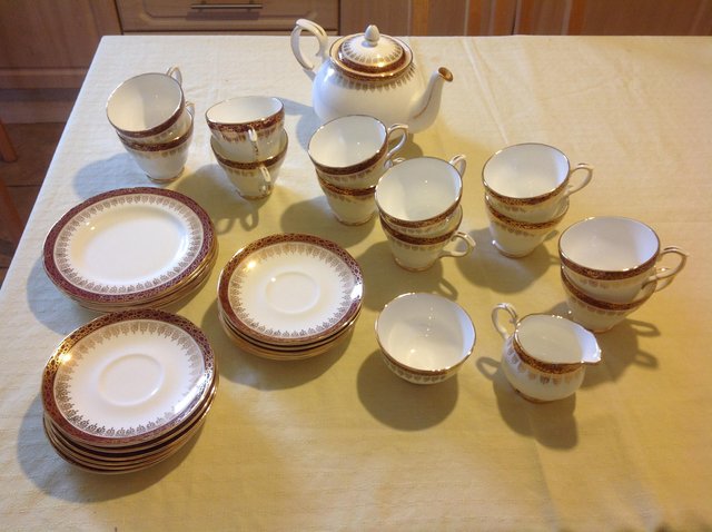 Preview of the first image of Vintage Bone China Tea Set.