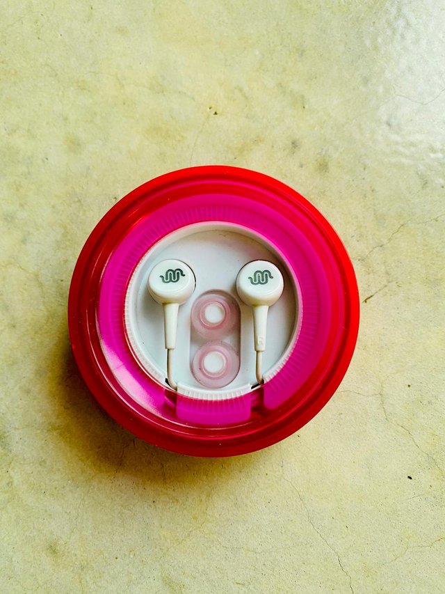 Image 3 of Earphones with Spare Bugs and Storage Case