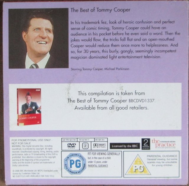 Image 2 of DVD - The Best of Tommy Cooper - (Incl P&P)