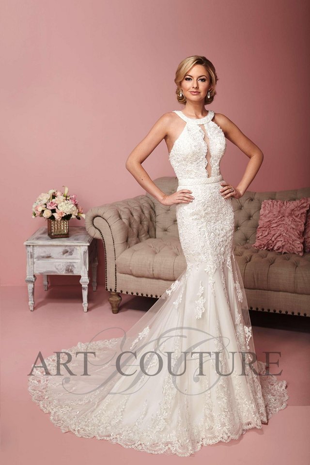 Preview of the first image of Art couture brand new wedding dress.