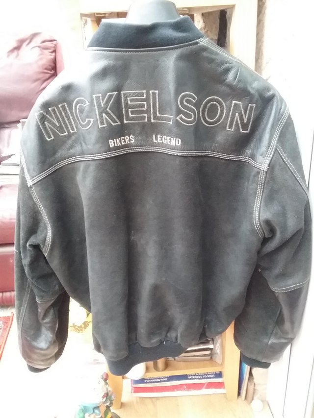 Preview of the first image of Vintage 60's Nickelsons Bikers Legend Motor Cycle Jacket.