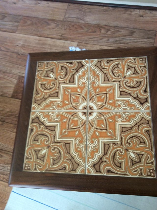 Image 3 of GPlan tiled top coffee table from 70s