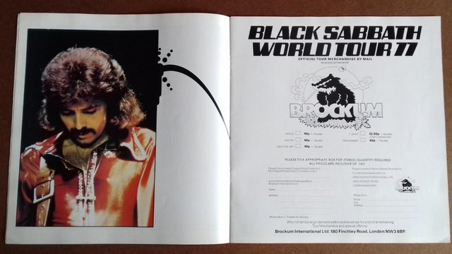 Image 3 of BLACK SABBATH 1976-77 TECHNICAL ECSTASY TOUR PROGRAMME.