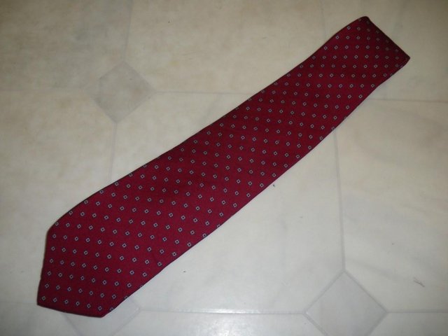 Preview of the first image of Gorgeous Givenchy Red 100% Italian Silk Tie.