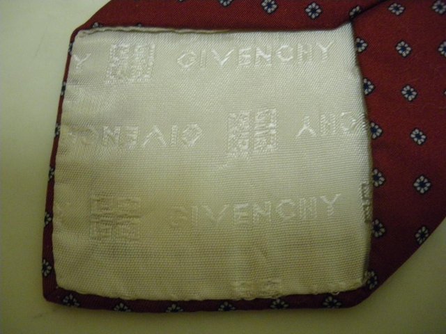 Image 3 of Gorgeous Givenchy Red 100% Italian Silk Tie