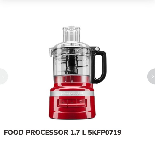 Preview of the first image of KitchenAid food processor in Red.