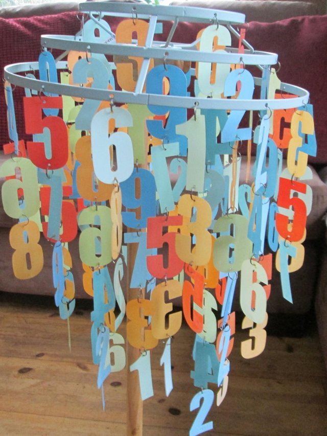 Image 2 of Childs Numbers lampshade (incl P&P)