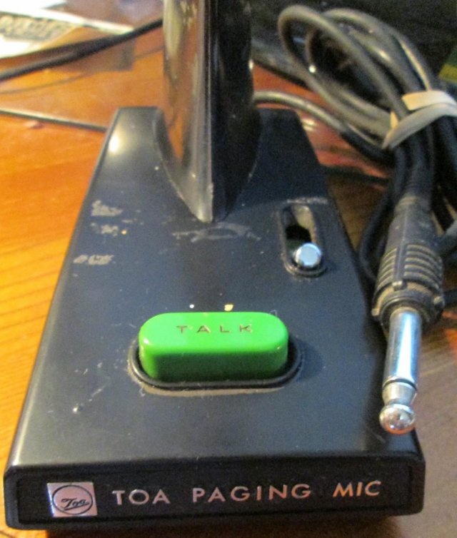 Image 1 of Vintage TOA Paging Microphone (incl P&P)