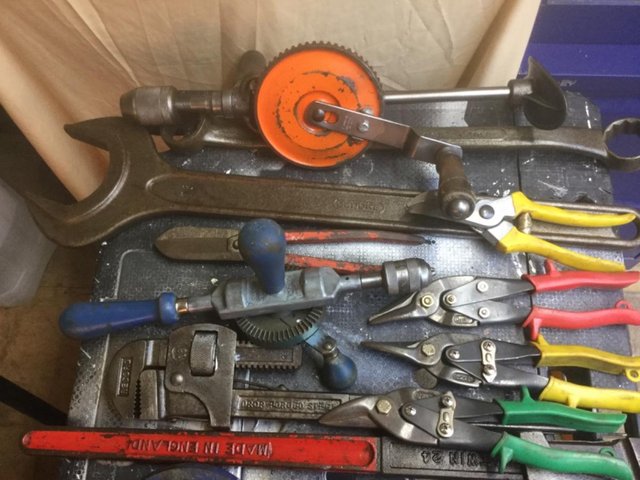 Image 8 of Lots of different tools, sockets, ratchets. Etc