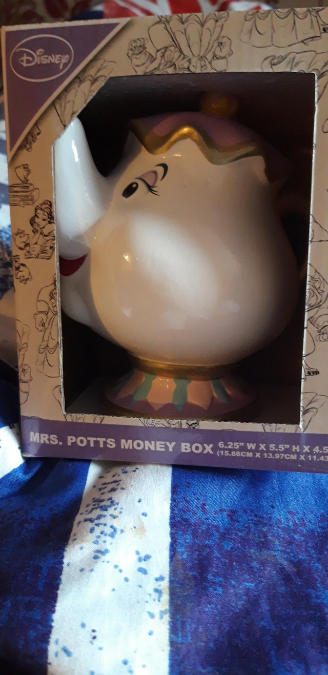 Preview of the first image of Disney Mrs Potts Money Box.