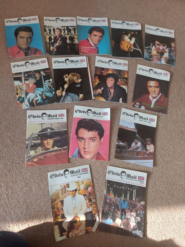 Preview of the first image of Elvis Mail magazines.