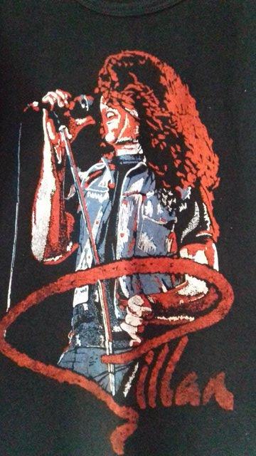 Preview of the first image of 1981 Ian Gillan Band ’Double Trouble’ UK Tour T-Shirt..