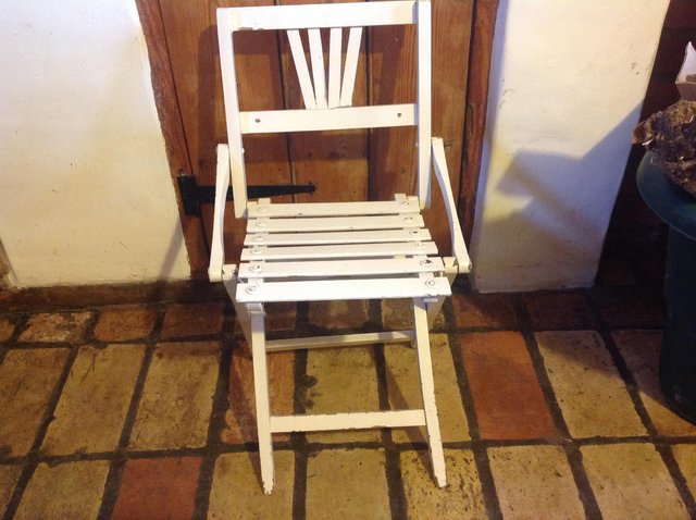 Preview of the first image of Child's folding chair.