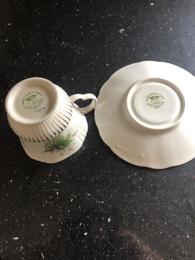 Image 2 of Royal Adderley Vintage Cup and Saucer