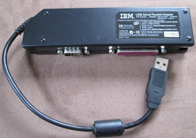 Preview of the first image of IBM USB Serial Port Adapter (incl P&P).