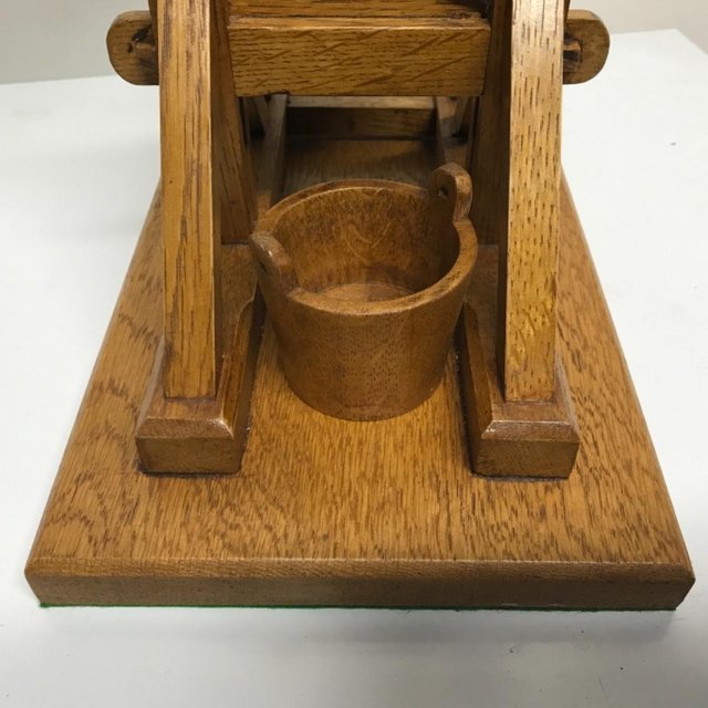 Image 5 of French Guillotine desks top cigar cutter in oak