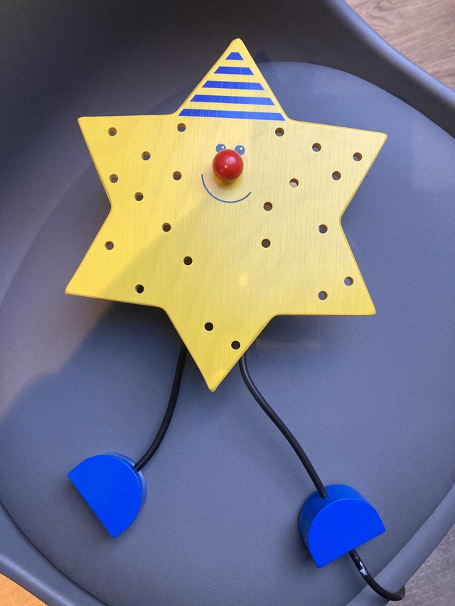 Preview of the first image of Kids room wall lamp ‚star‘.