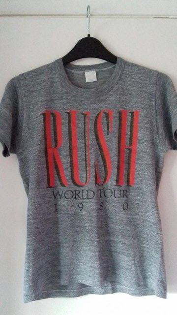 Image 3 of 1980 Rush ‘Permanent Waves’ World tour concert T-Shirt.