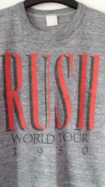 Preview of the first image of 1980 Rush ‘Permanent Waves’ World tour concert T-Shirt..