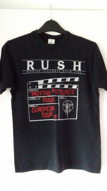 Image 2 of 1981 Rush ‘Moving Pictures’ European tour concert T-Shirt.