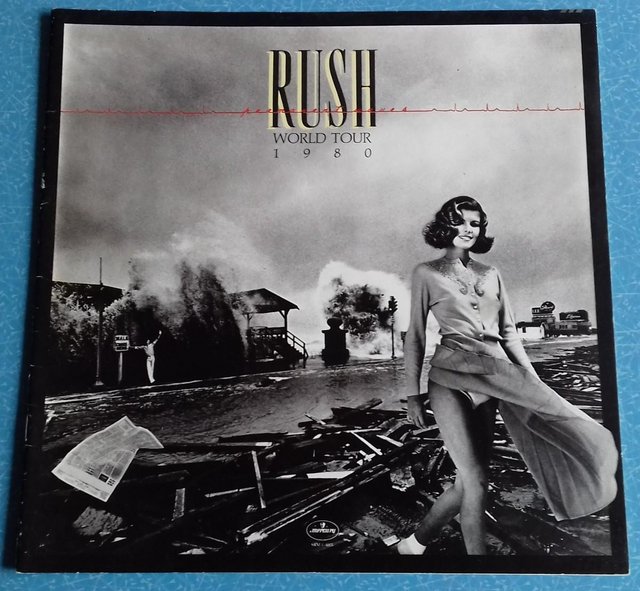 Preview of the first image of 1980 Rush ‘Permanent Waves’ World Tour Programme..