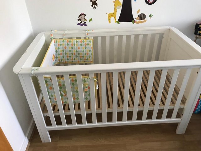 Image 1 of John Lewis Anton Cotbed With Cot Bumper