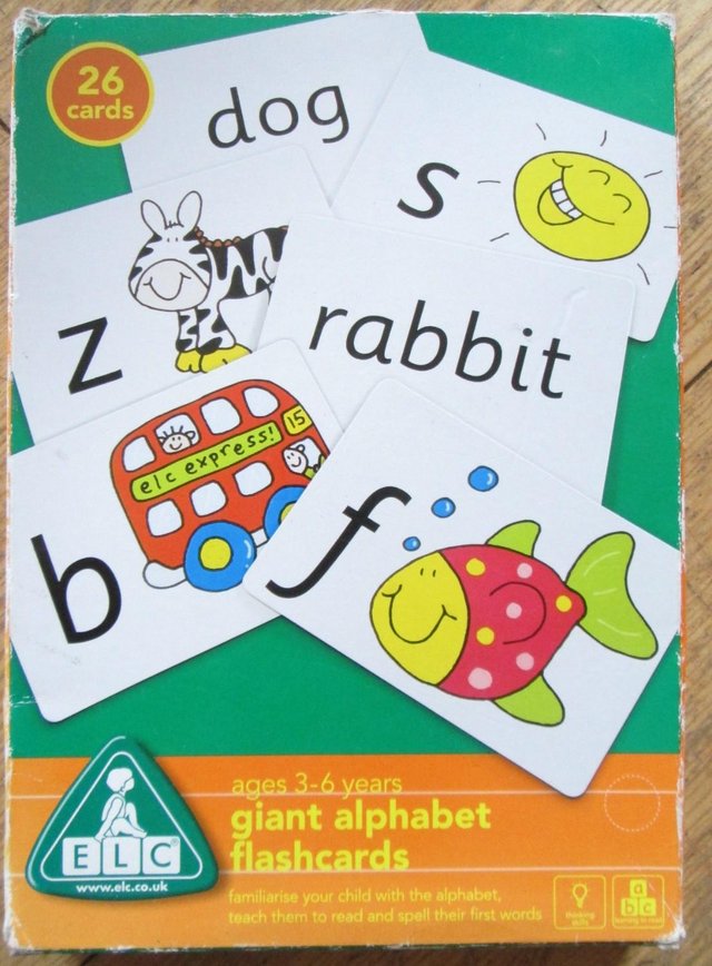 Image 2 of ELC Giant Alphabet Flashcards (Incl P&P)