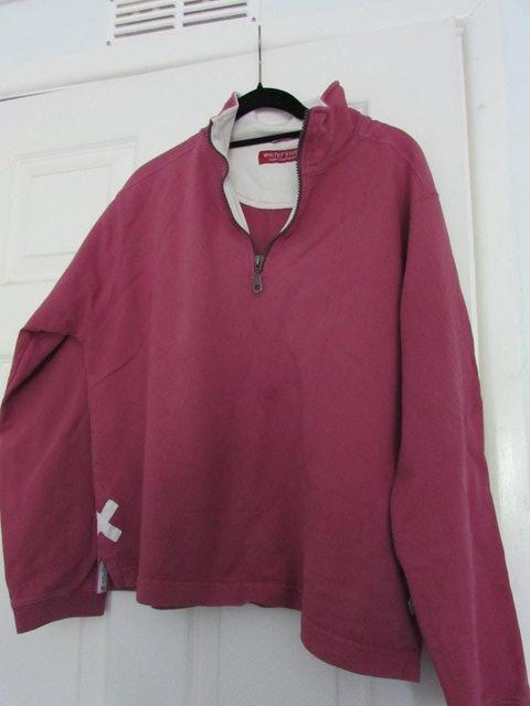 Image 2 of White Stuff deep pink sweatshirt size 12