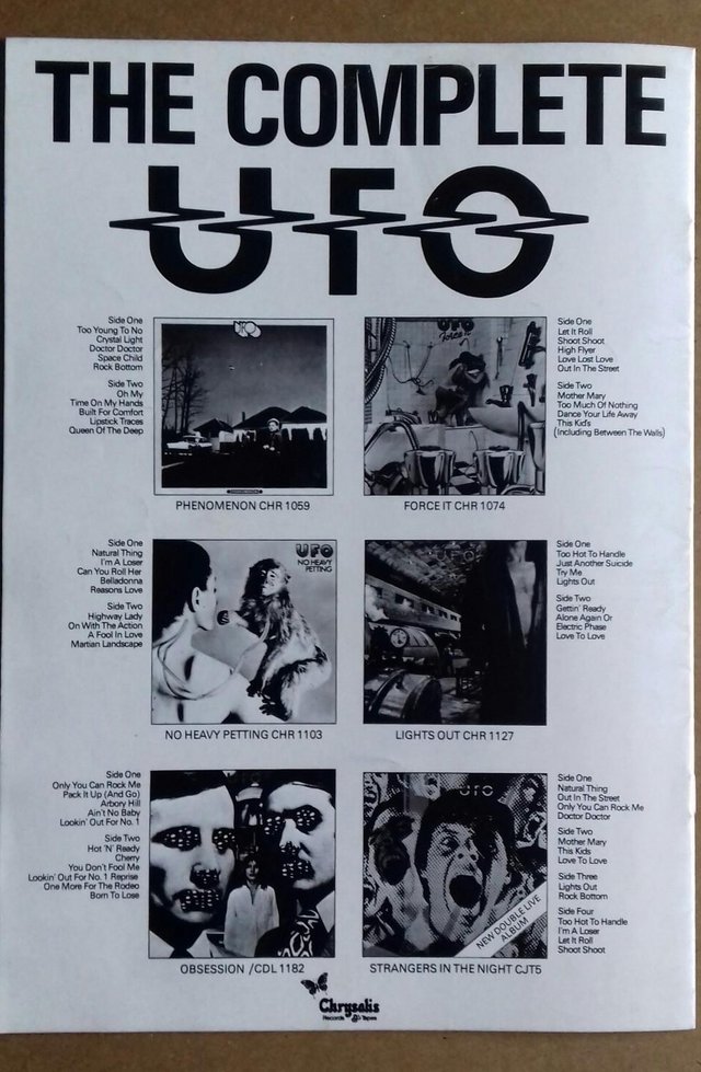 Image 3 of 1979 UFO ‘Strangers In The Night’ UK Tour Programme.