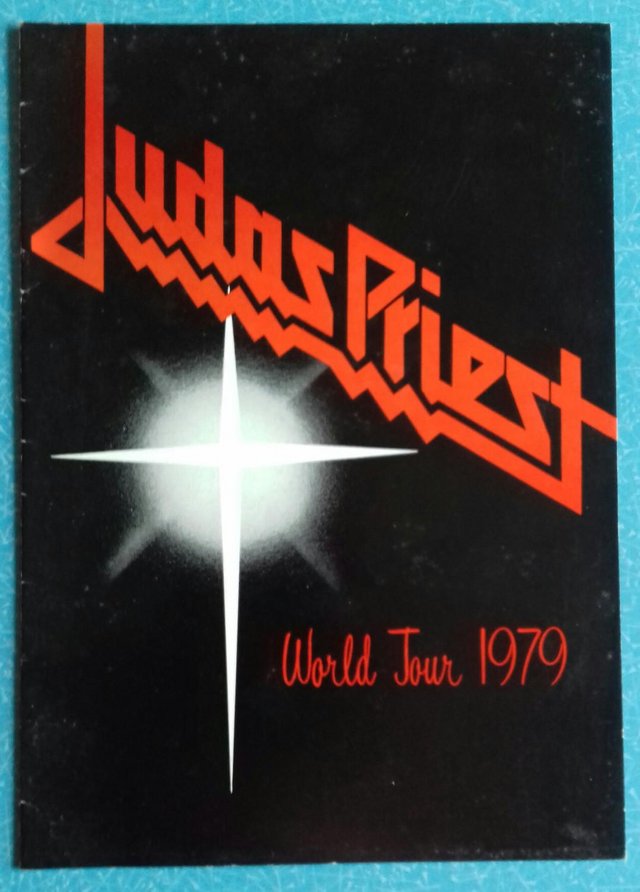 Preview of the first image of 1979 Judas Priest ‘Killing Machine’ World Tour Programme..
