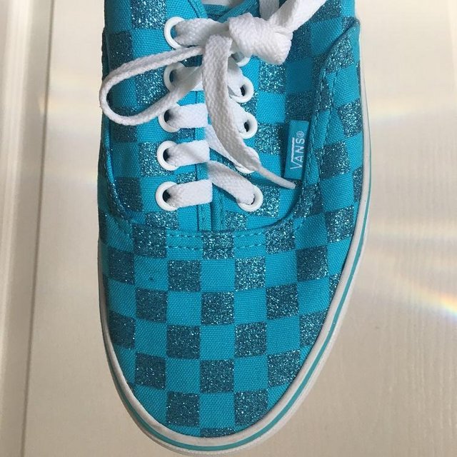 Image 3 of Vans USA - Blue Chequered Glitter