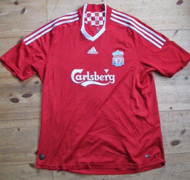 Preview of the first image of 2008 Liverpool Shirt Size XL (Incl P&P).