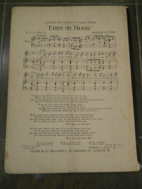 Image 2 of Vintage Sheet Music Eileen Alannah Words by E S Marble & Mus