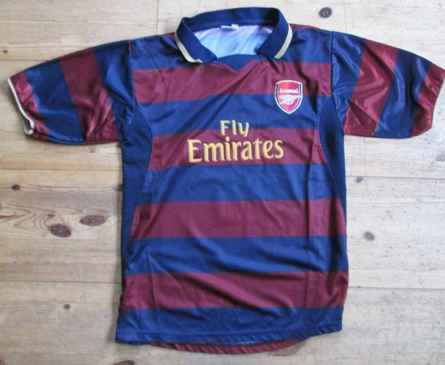 Preview of the first image of Arsenal Fabregas Kids Shirt (Incl P&P).