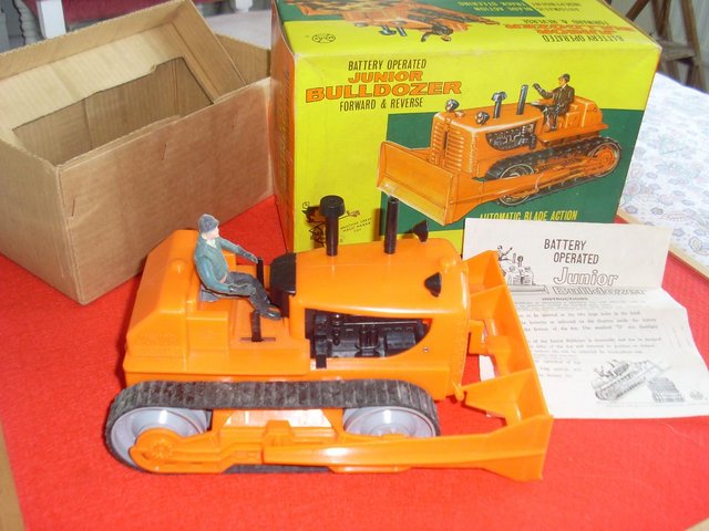 Image 3 of Bulldozer - Marx 1960's excellent