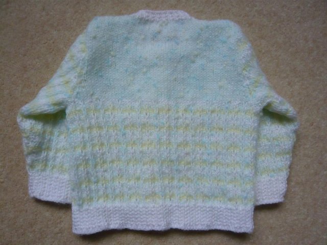 Image 3 of Brand new hand knitted, cardigan / jacket for baby girl