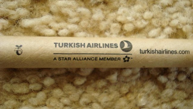 Image 3 of NEW 1 x TURKISH AIRLINES RECYCLED & RECYCLABLE BALLPOINT PEN