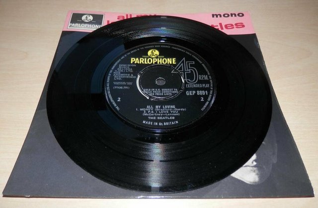 Image 5 of Original Beatles EP 1st UK release 'All My Loving'