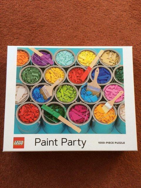 Preview of the first image of LEGO 1000 PIECE JIGSAW PUZZLE-PAINT PARTY.