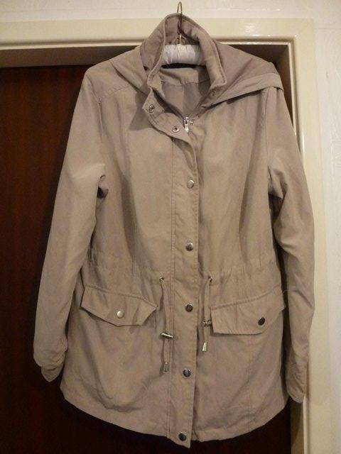 Preview of the first image of BHS Stone Lightweight Hooded Coat.