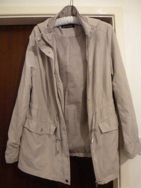 Image 4 of BHS Stone Lightweight Hooded Coat