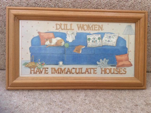 Preview of the first image of DULL WOMEN HAVE IMMACULATE HOUSES.