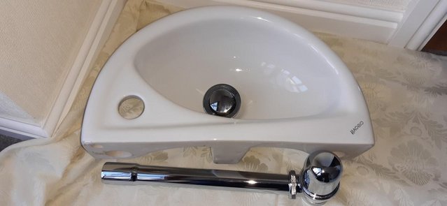 Image 3 of Cloakroom vanity washbasin and fittings