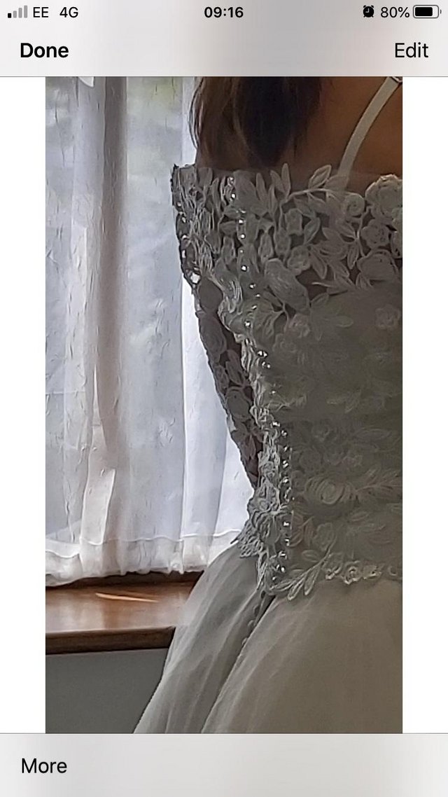 Image 2 of Eternity Bridal Dress Size 10 Brand New