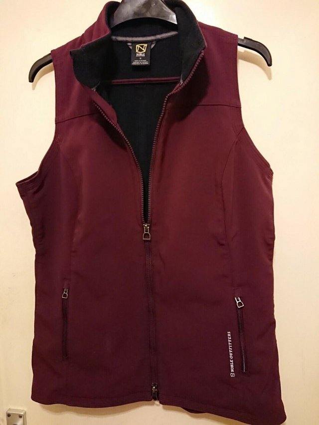 Image 3 of Noble Outfitters Fleece Lined Ladies Burgundy Gilet
