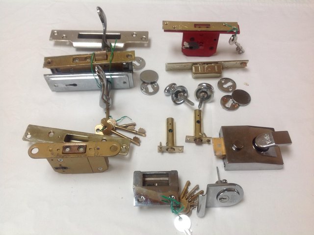Preview of the first image of Selection of door locks for sale.