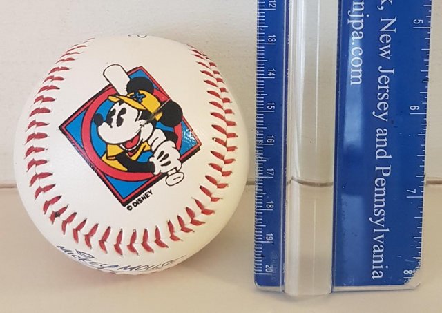Preview of the first image of Disney Baseball Mickey Mouse & Character's Signatures.